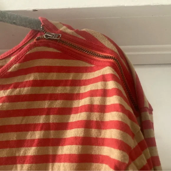 Ann Taylor LOFT Striped Long Sleeve Top Size Large - Picture 2 of 3